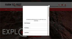 Desktop Screenshot of farmtofeet.com